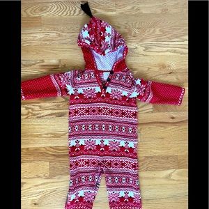 Hanna Andersson Snö Happy Sweater Romper